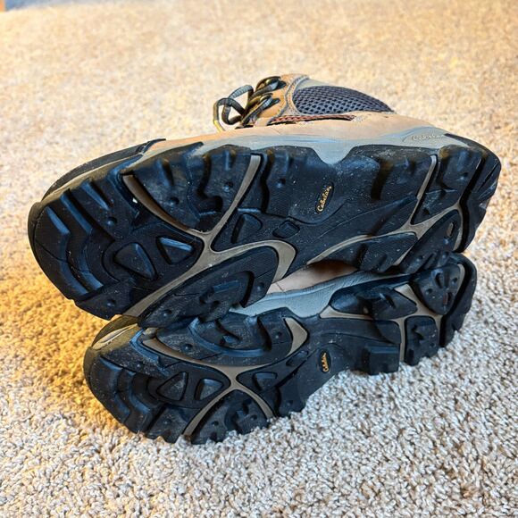 Cabela's Hiking Boots Womens 9 Black Tan Outdoors Sporty Lace Up High Top - Picture 7 of 7